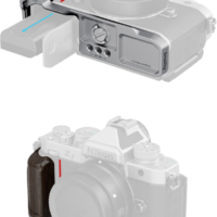 SmallRig 5707 L-Shape Mount Plate & Wooden Handle Nikon Z f -otekahva