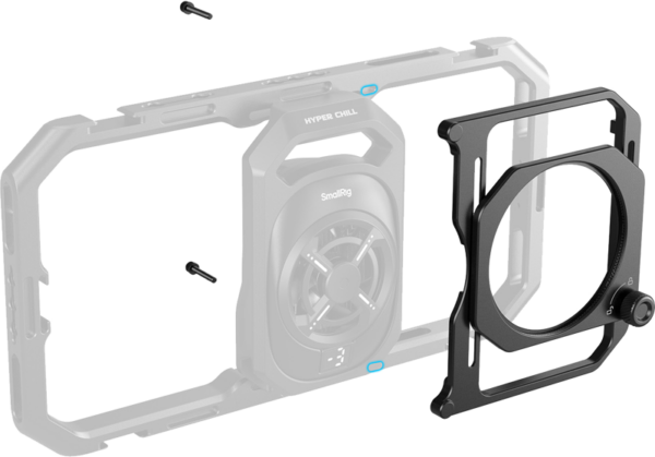 SmallRig 5277 67mm threaded filter adapter with removable shades for smartphone frame