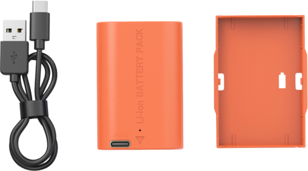 SmallRig 5407 USB-C -akku Canon LP-E6P (oranssi)