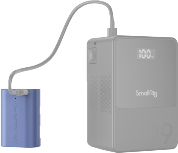 SmallRig 5406 USB-C -akku Canon LP-E6P (sininen)