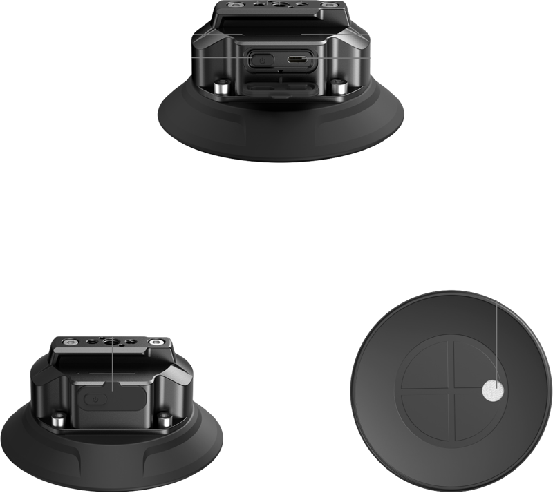 SmallRig 5398 5" Sähköinen imukuppikiinnike