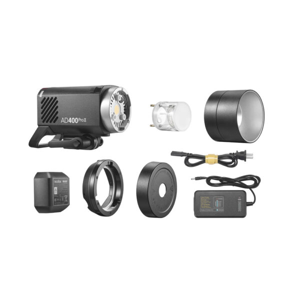 Godox Witstro AD400 Pro II battery-powered flashlight