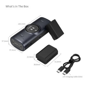 SmallRig 5696 Portable Charger Case Kit for NP-FZ100 Camera Batteries