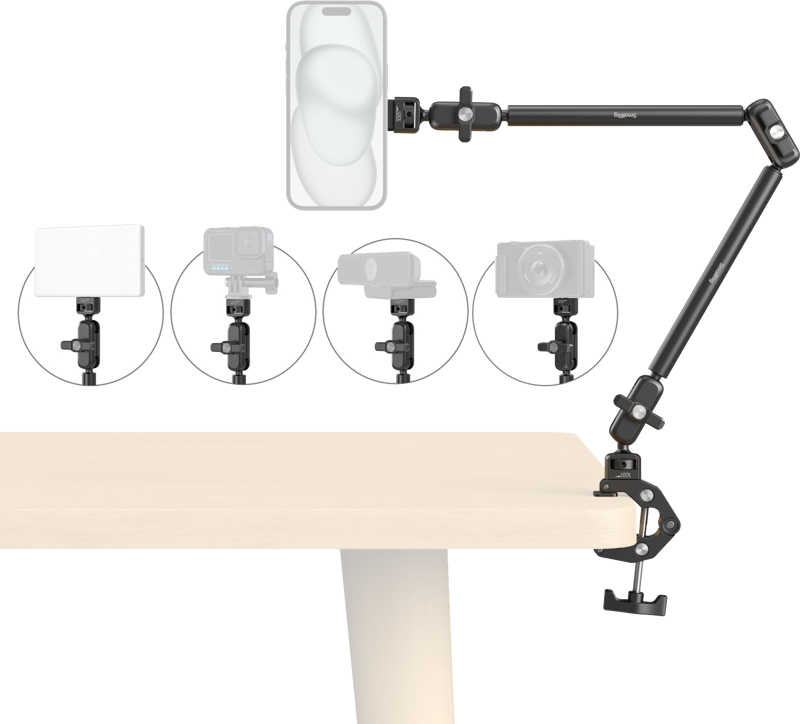 SmallRig 5626 Desktop Magic Arm with Crab-Clamp Kit –kamerateline