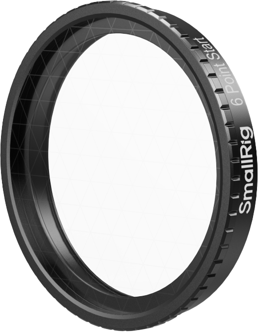 SmallRig 5839 Attachable Star-Cross Filter for DJI Osmo Action 5 Pro/4 sounder