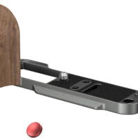 SmallRig 5668 L-Shaped Mount Plate with Wooden Handle – Fujifilm X-T30/ II/ III