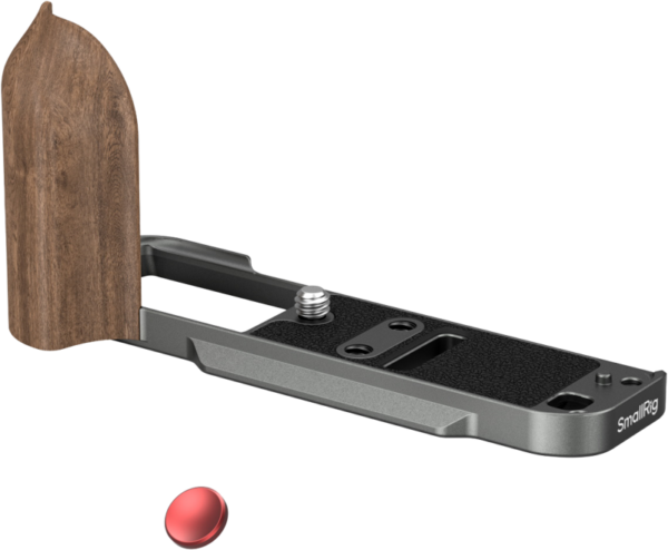 SmallRig 5668 L-Shaped Mount Plate with Wooden Handle – Fujifilm X-T30/ II/ III