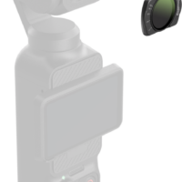 SmallRig 5831 Attachable ND2-ND32 Filter for DJI Osmo Pocket 3 gray filter