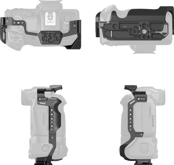SmallRig 5623 Cage for Canon EOS R5 Mark II with Battery Grip -kehikko