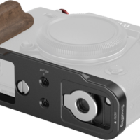 800q-03_135074 SmallRig 5666 L-Shaped Mount Plate with Wooden Handle Fujifilm X-T30/II/III musta