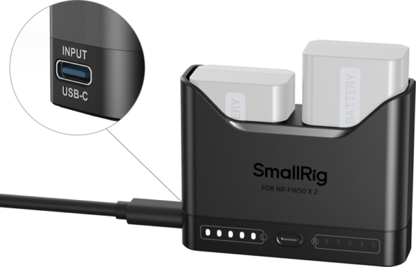 SmallRig 5489 Camera Battery Charger for NP-FZ100 -charger