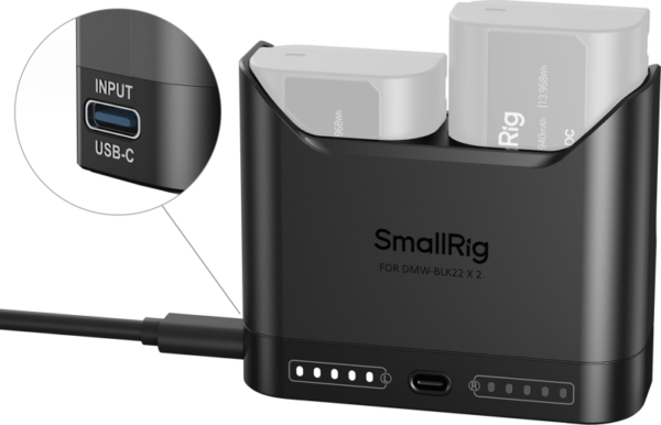 SmallRig 5492 Camera Battery Charger for DMW-BLK22