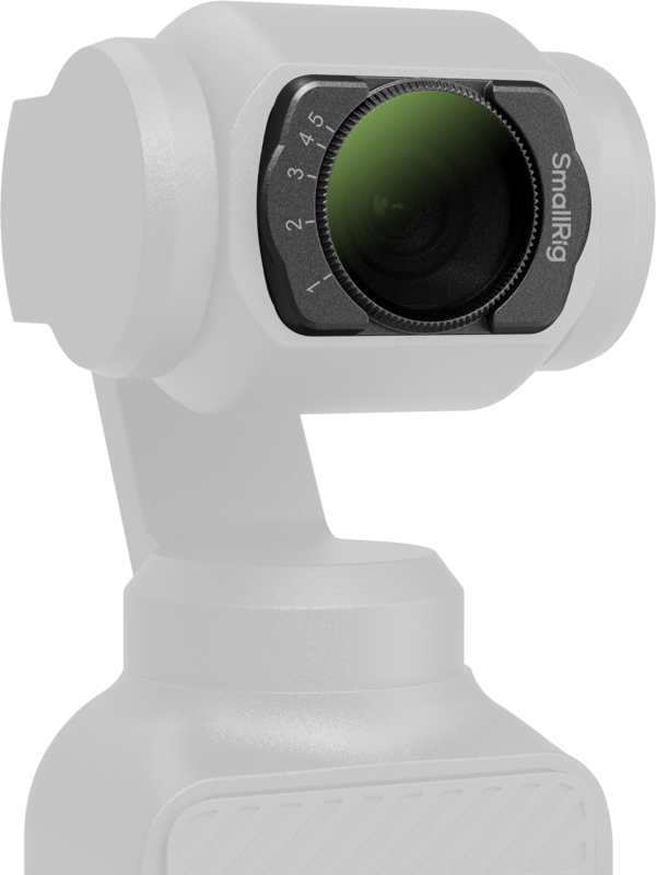 SmallRig 5831 Attachable ND2-ND32 Filter for DJI Osmo Pocket 3 gray filter