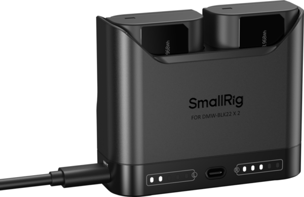 SmallRig 5487 Turbo Charging Kit for DMW-BLK22 Camera Batteries