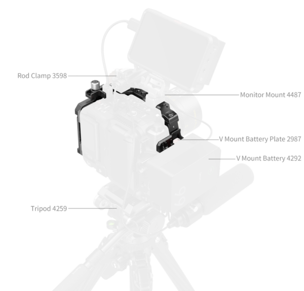 SmallRig 5810 Cage for Canon EOS C80 –kehikko