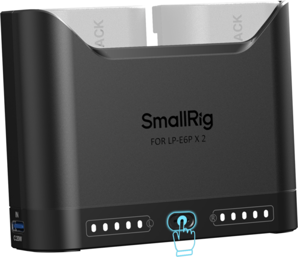 SmallRig 5490 Camera Battery Charger for LP-E6P –akkulaturi