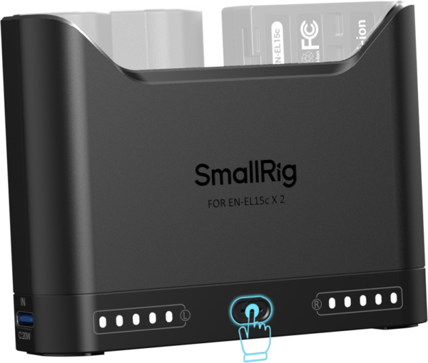 SmallRig 5491 Camera Battery Charger for EN-EL15c -akkulaturi