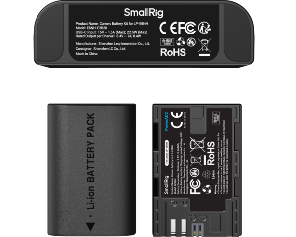 SmallRig 5484 Turbo Charging Kit for LP-E6NH Camera Batteries