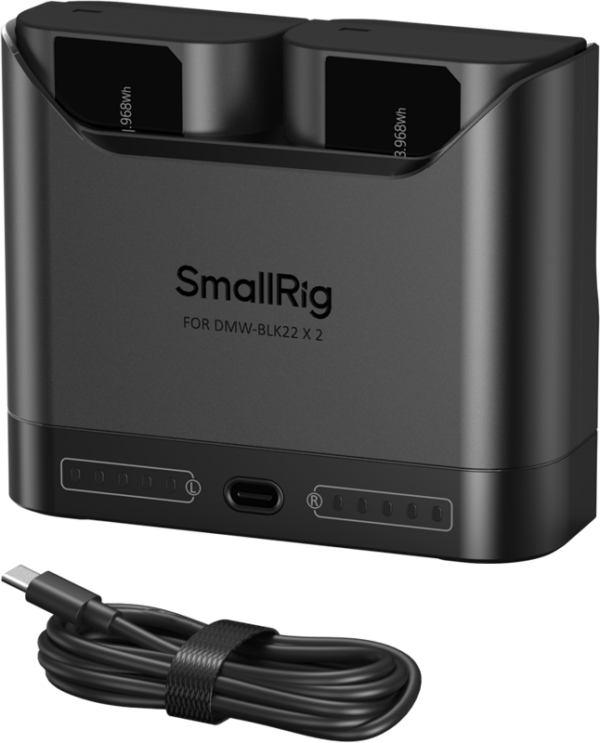 SmallRig 5487 Turbo Charging Kit for DMW-BLK22 Camera Batteries