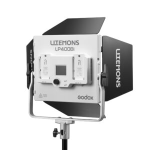 Godox Litemons LP400Bi Bi-Color LED Light Panel 3 Light Kit Valkoinen
