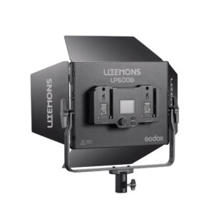 1759992615_114 Godox Litemons LP600Bi Bi-Color LED Light Panel 2 Light Kit Musta