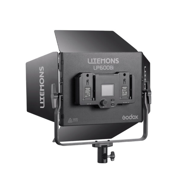 1759992615_114 Godox Litemons LP600Bi Bi-Color LED Light Panel 2 Light Kit Musta