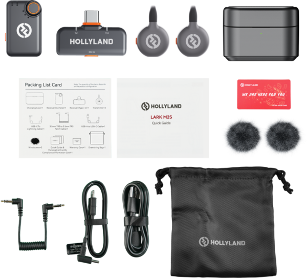 800q-02_130884 Hollyland LARK M2S Combo wireless lavalier microphone