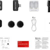 Hollyland LARK A1 Mini Duo with USB-C RX –langaton mikrofoni