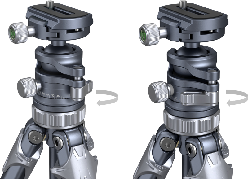 SmallRig 4222 Lightweight Travel Tripod AP-02 -kolmijalka
