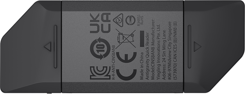 Antigravity Quick Reader –kortinlukija