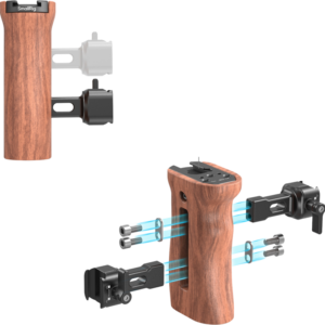 SmallRig 2187 Side Handle Wooden Nato