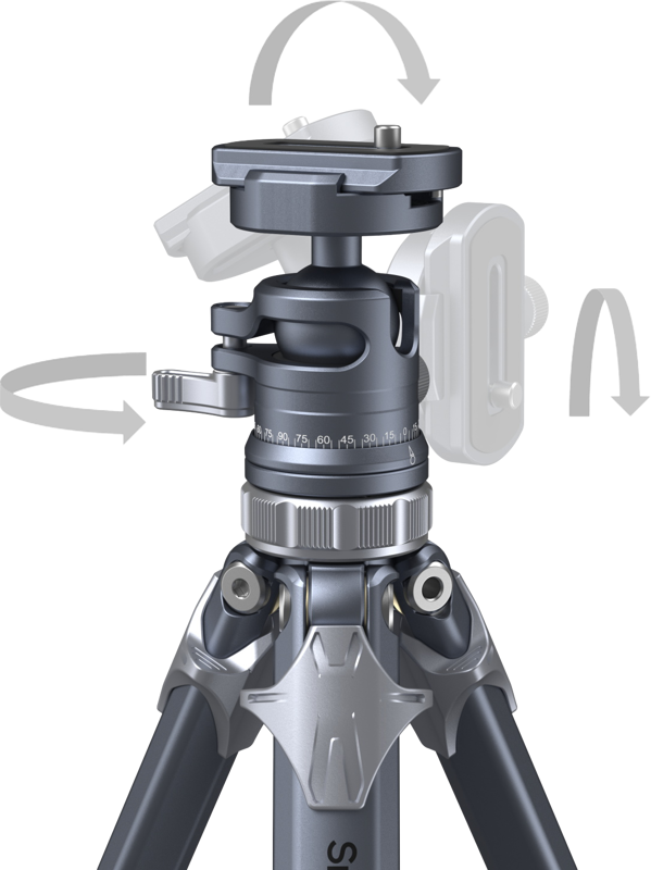 SmallRig 4222 Lightweight Travel Tripod AP-02 tripod