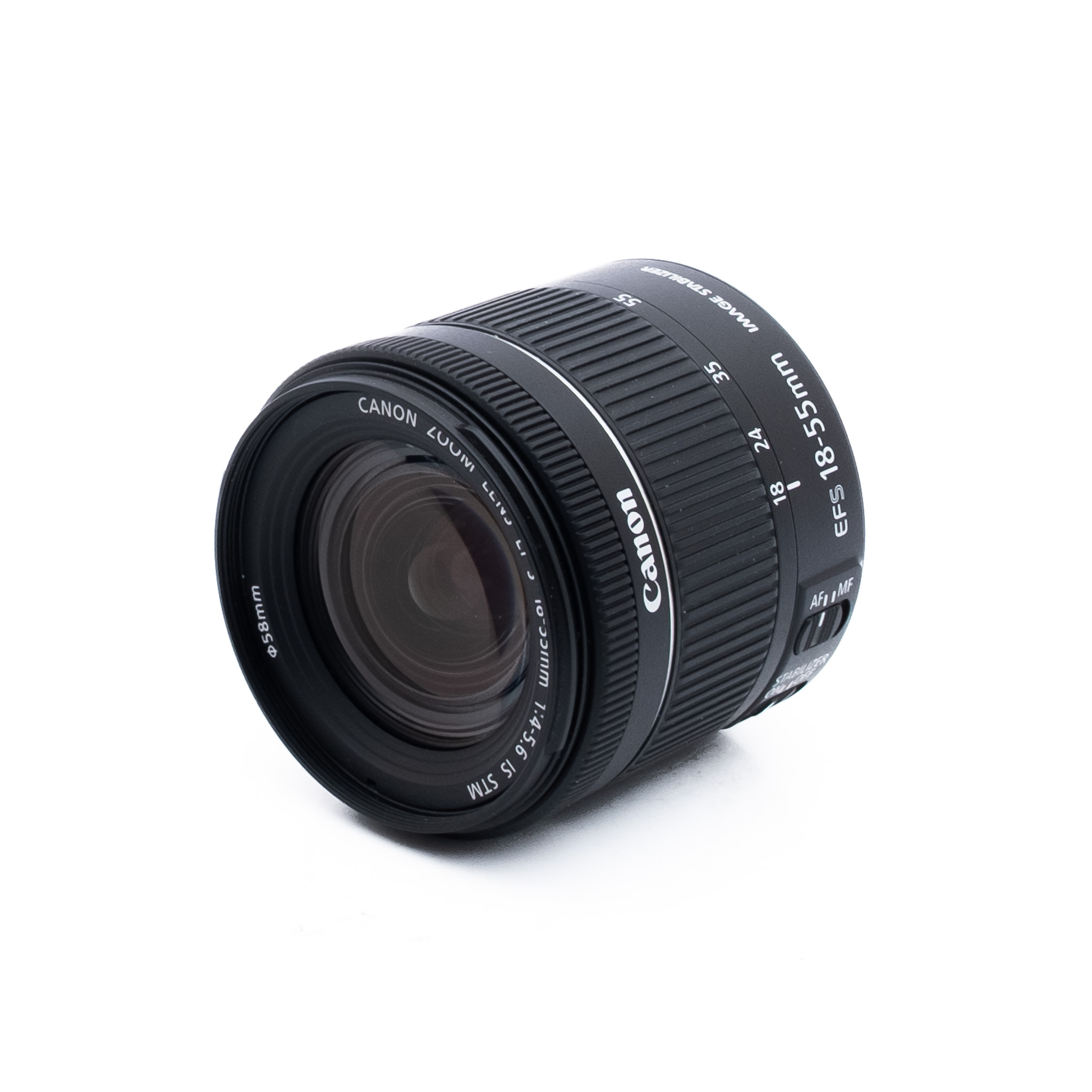 Canon EF-S 18-55mm f/4-5.6 IS STM (Kunto K5) - Käytetty