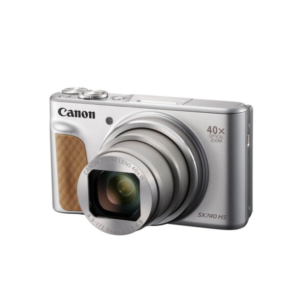 Canon PowerShot SX740 HS -kompaktikamera, hopea