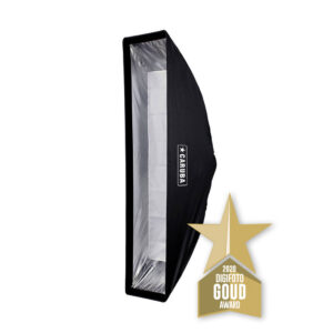 Caruba Quick Assembly Matte Silver Strip Softbox 30x140cm