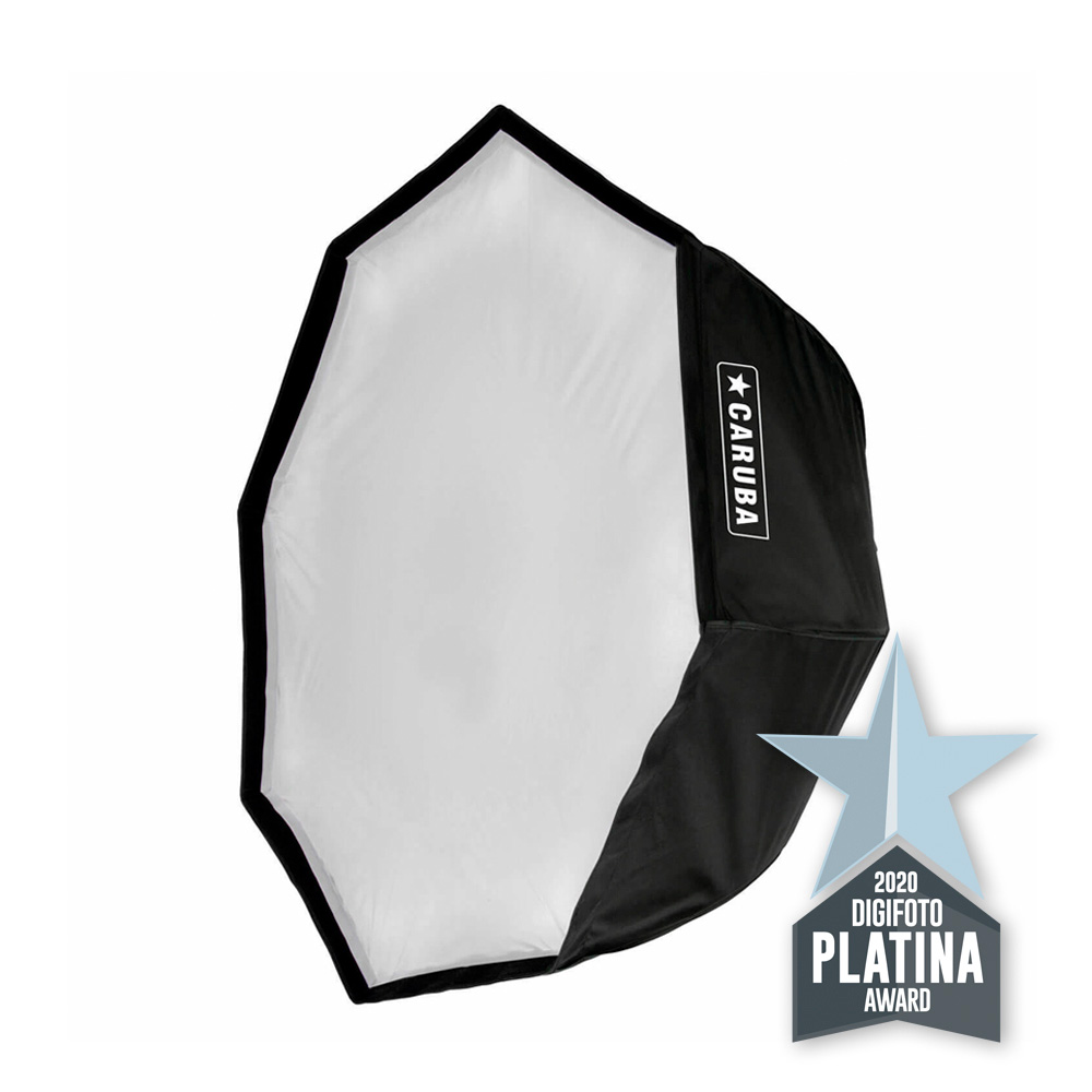 Caruba Quick Assembly Matte Silver Octabox 95cm