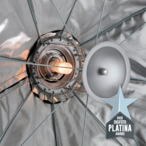 Caruba Quick Assembly Matte Silver Octabox 95cm