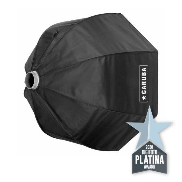 Caruba Quick Assembly Matte Silver Octabox 95cm