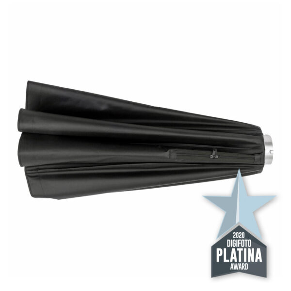Caruba Quick Assembly Matte Silver Octabox 95cm
