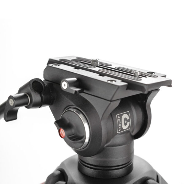 Caruba Videostar 188 Pro Tripod + Fluid Cushioned Head And Spreader