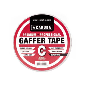 1720765334_624 Caruba Gaffer Tape 50 m × 5 cm -musta teippi studioon