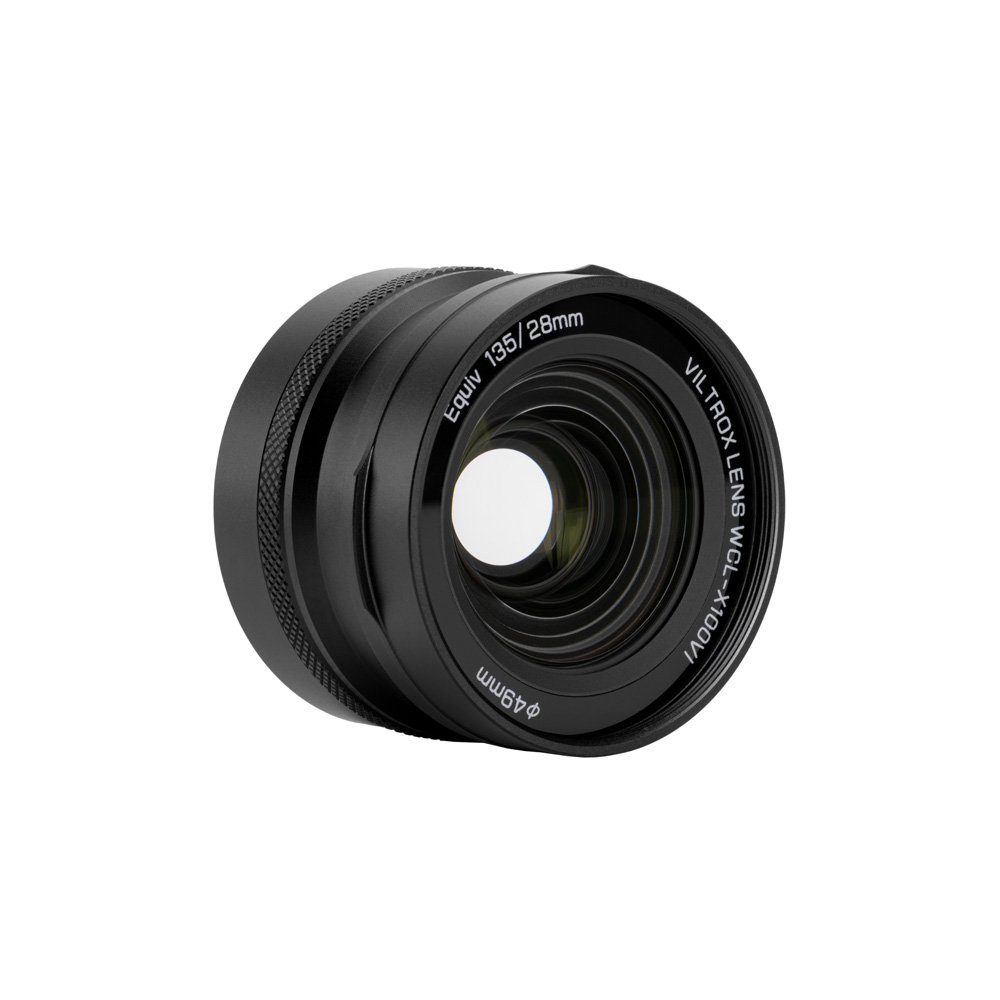 Viltrox WCL-X100VI Conversion Lens Fuji X100 VI -Musta
