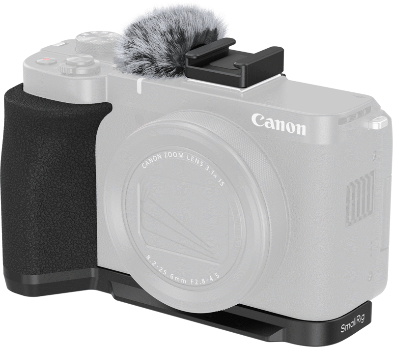 SmallRig 5808 L-Shaped Mount Plate for Canon PowerShot V1 -musta