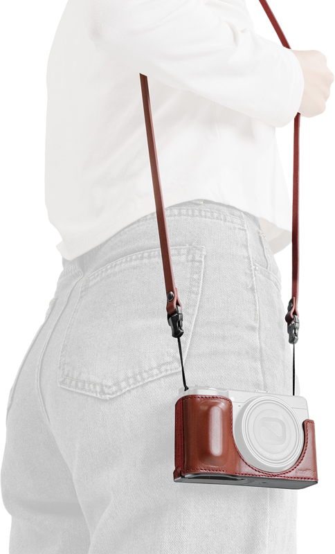 SmallRig 5687 Quick Release Shoulder Strap for Ricoh GR-series -punainen