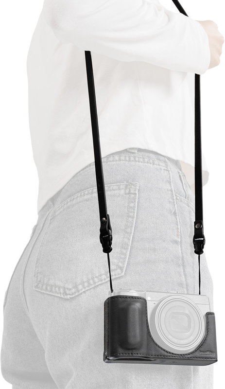 SmallRig 5686 Quick Release Shoulder Strap for Ricoh GR-series -musta