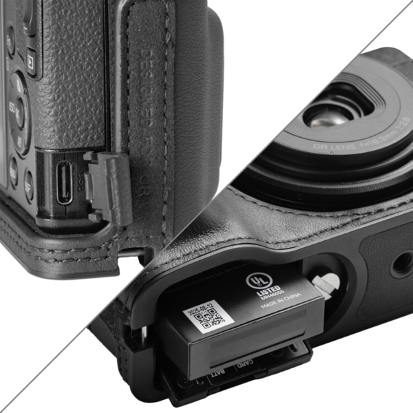 SmallRig 5676 Leather Case Kit for Ricoh GR IV / III / IIIx / III HDF / IIIx HDF -black