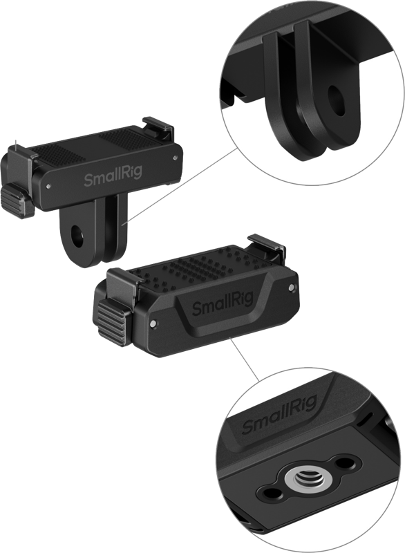 SmallRig 5918 QR Adapter with 2-Prong Mount
