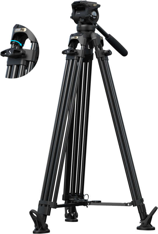 SmallRig 5579 FSD16 FreeSpeed Aluminum Tripod -kolmijalka