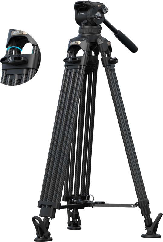 SmallRig 5578 FSD18 FreeSpeed Carbon Fiber Tripod -kolmijalka