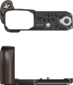 SmallRig 5906 L-Shaped Mount Plate with Wooden Handle for Nikon ZR